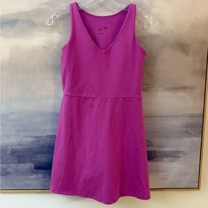 GAP Women's Athletic Pink Sleeveless Tennis Dress with Built in Shorts
